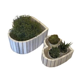 Wooden planters 